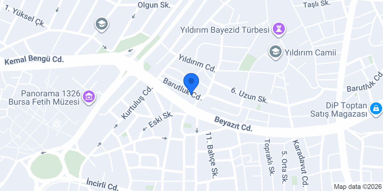 Bursa Acar Emlak konumu