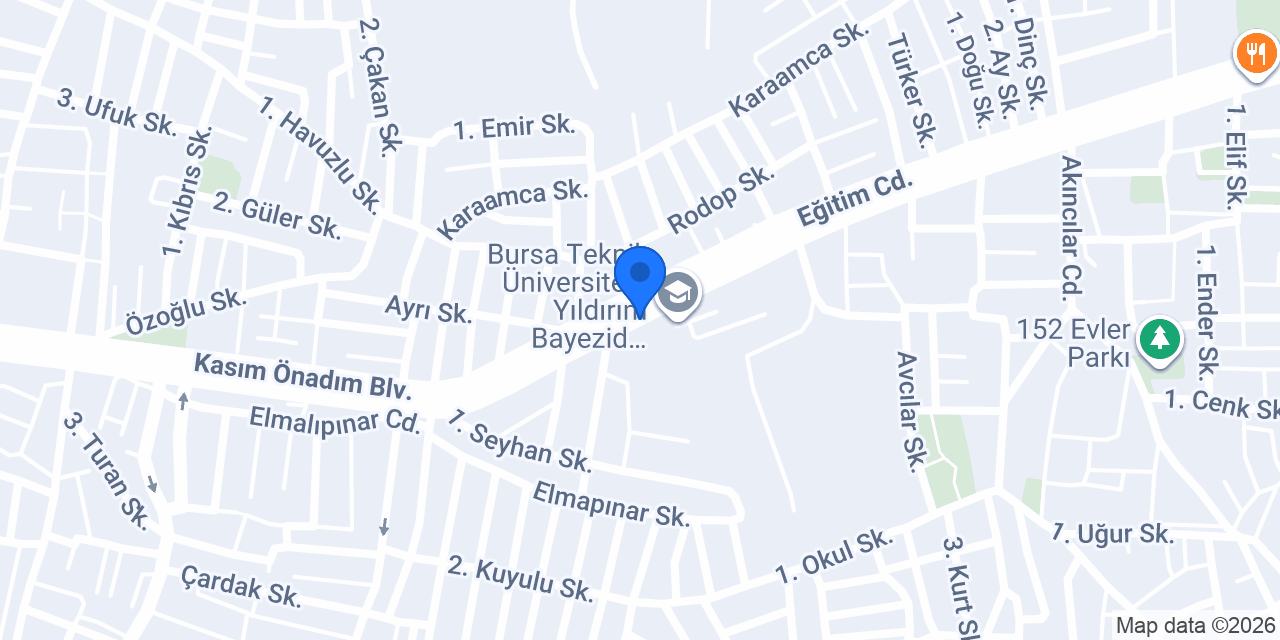 BTÜ HALI SAHA konumu