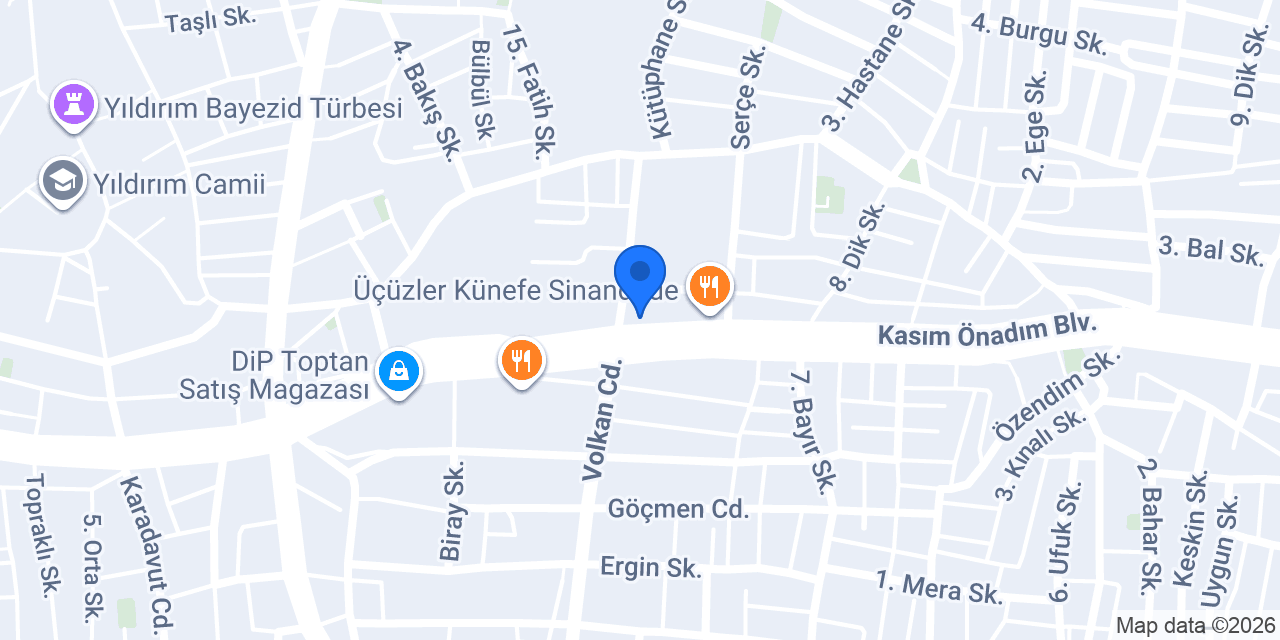 Yonat İnşaat konumu