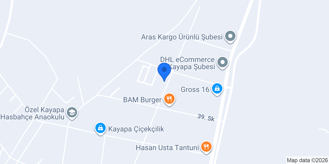YAĞMUR HAVUZ KİMYA konumu