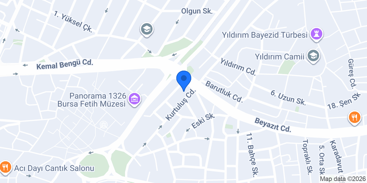 Parss Erkek Kuaförü konumu