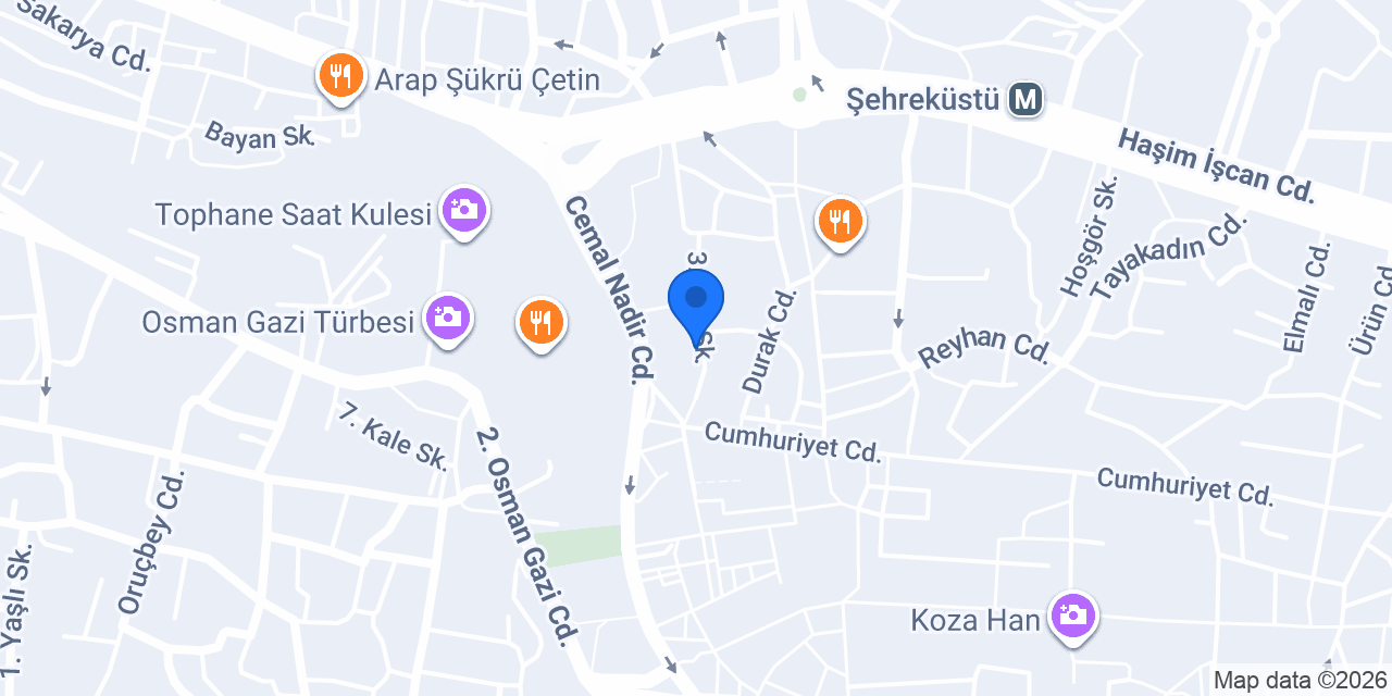 Krıstal Burger konumu