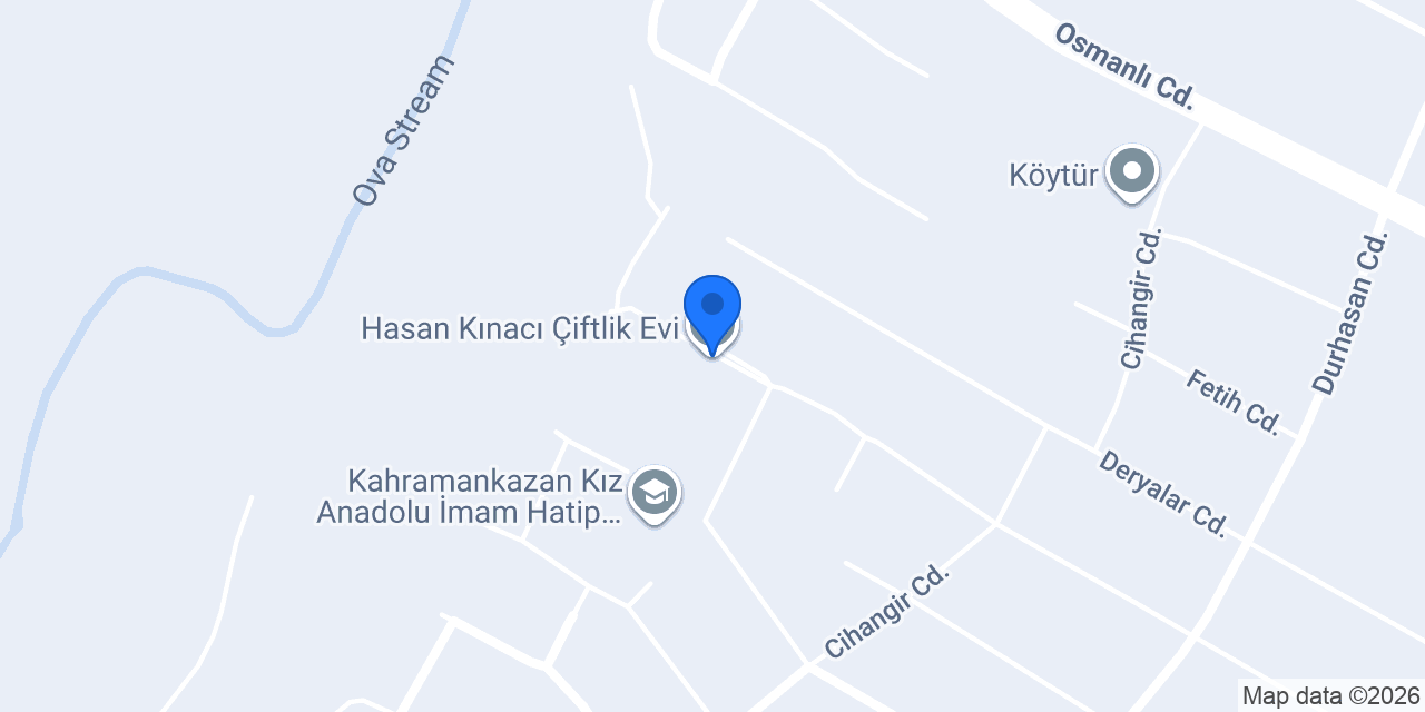 Hasan Kınacı Çiftlik Evi konumu