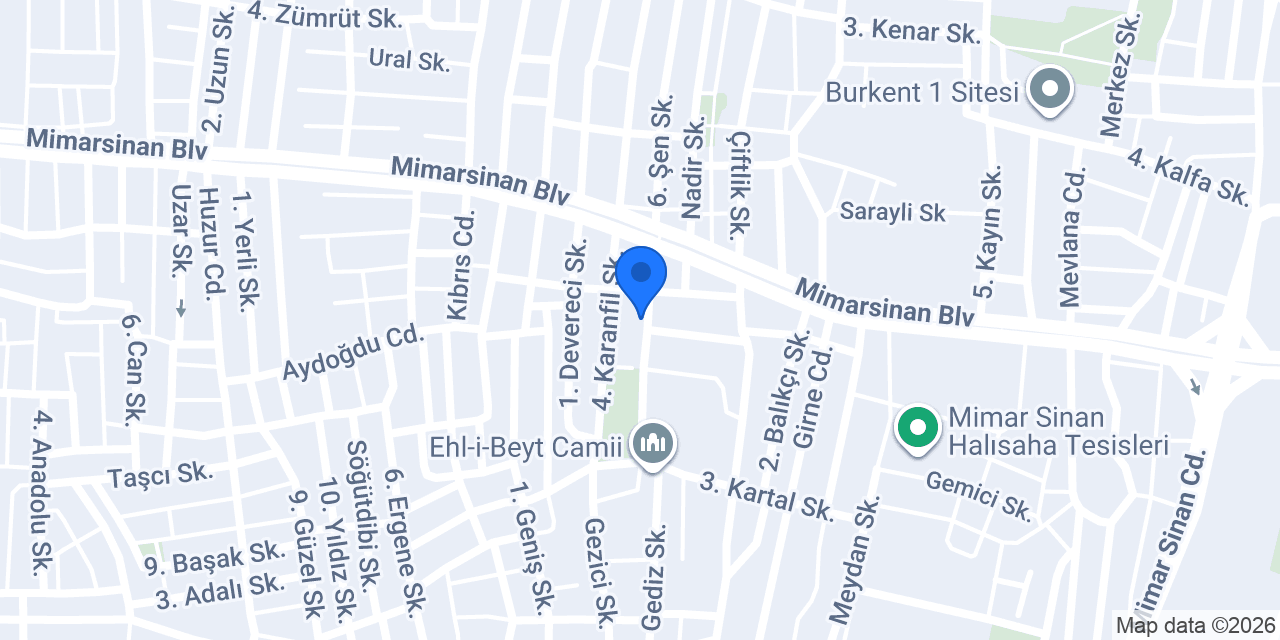 KÜREL Yapı konumu