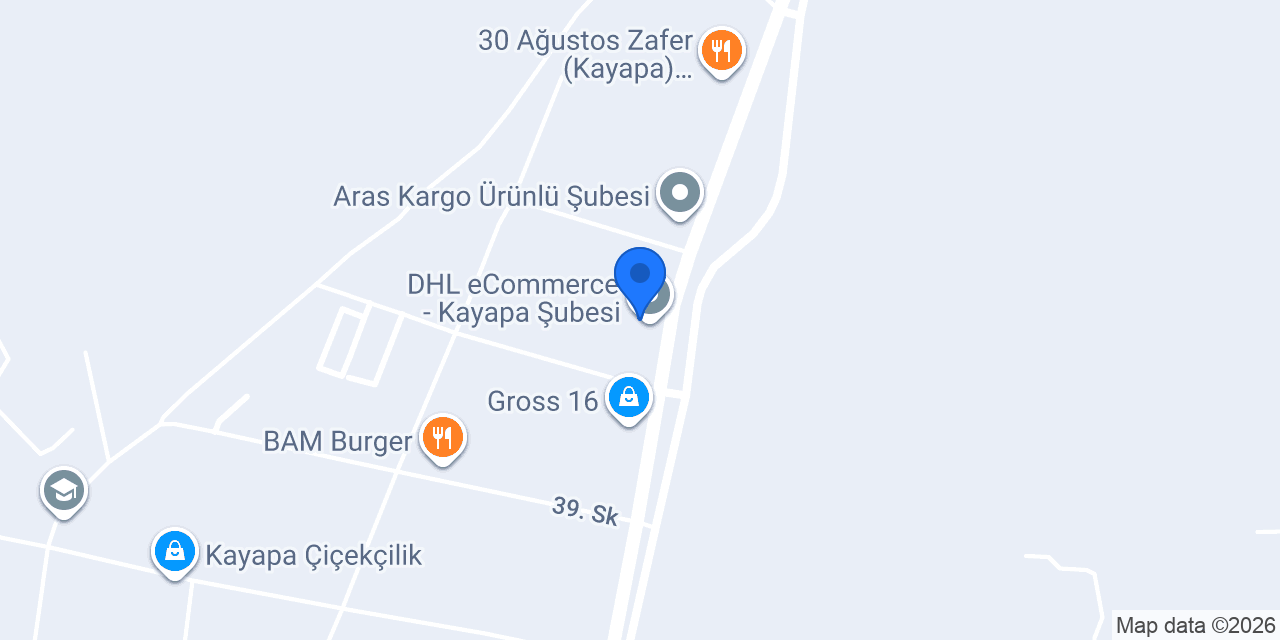 DHL eCommerce - Kayapa Şubesi konumu