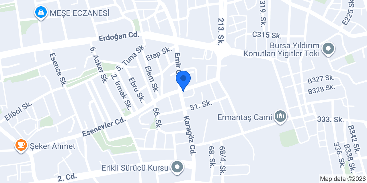 Özkayalar AVM konumu