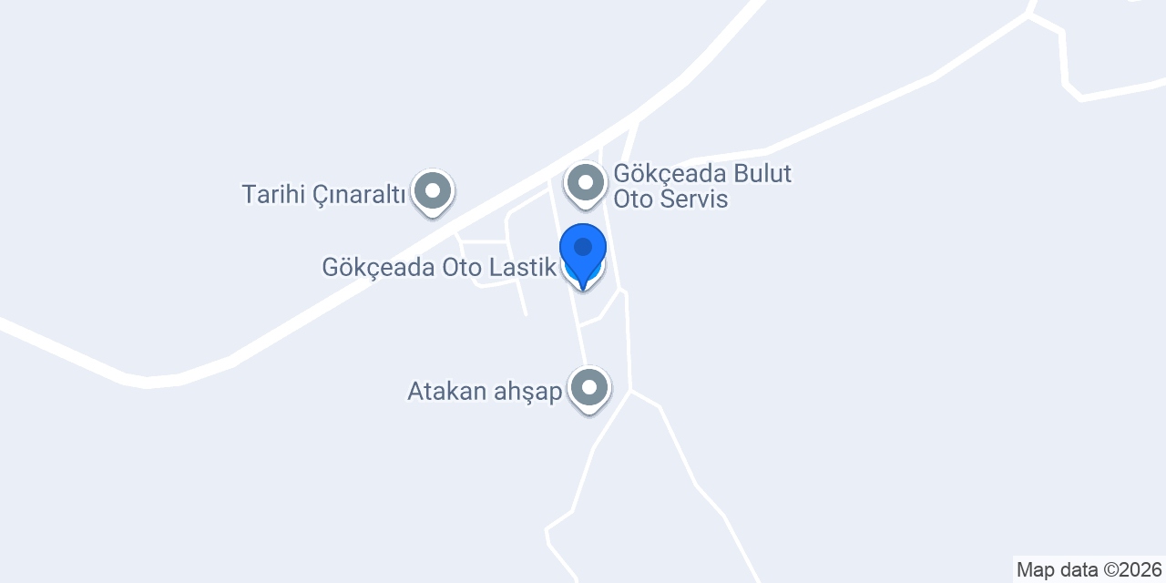 Gökçeada Oto Lastik konumu