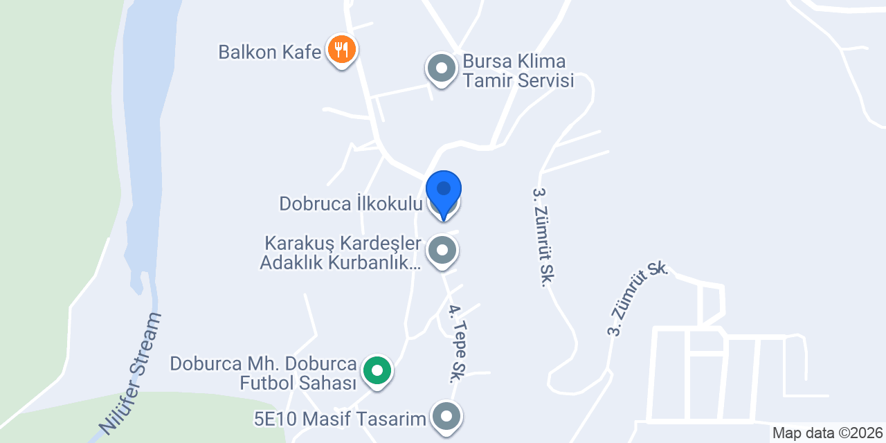 Dobruca İlkokulu konumu