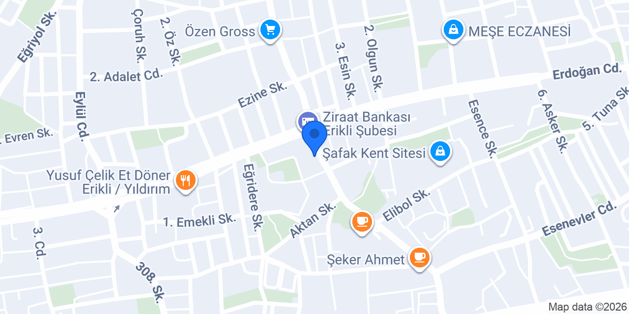 Maraton Kurs Merkezi konumu