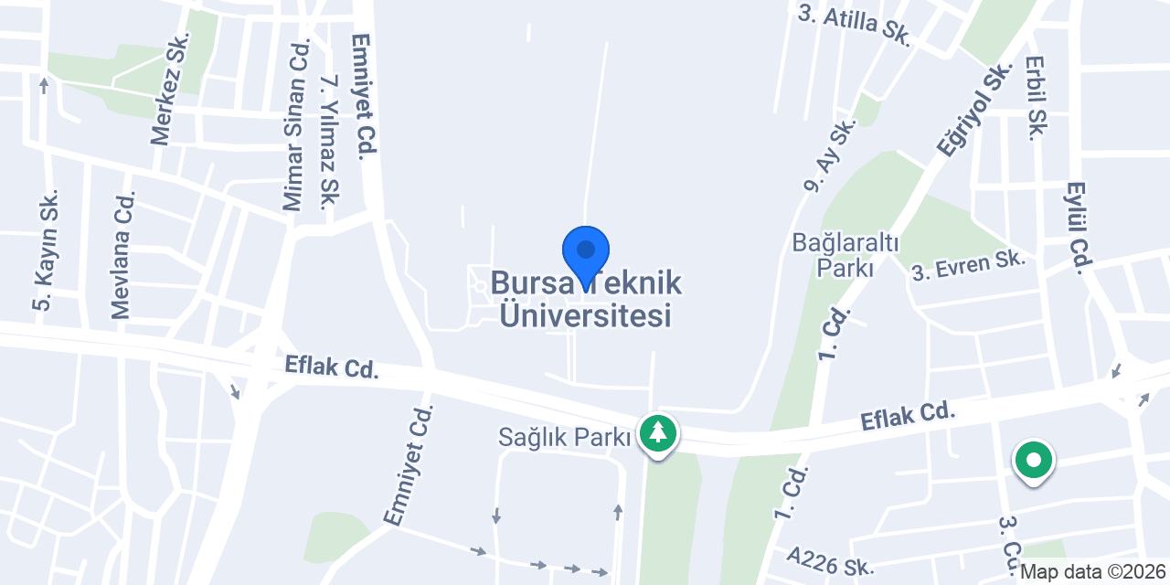 Bursa Teknik Üniversitesi konumu