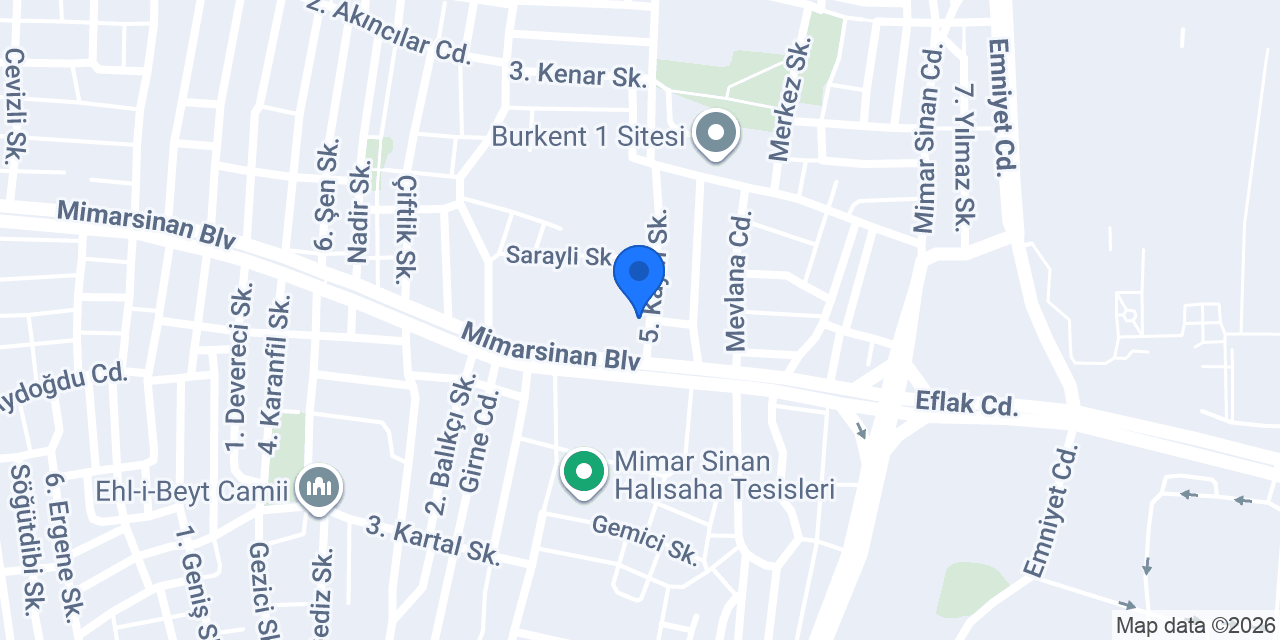 SERAP YILMAZ PILATES STUDIO konumu