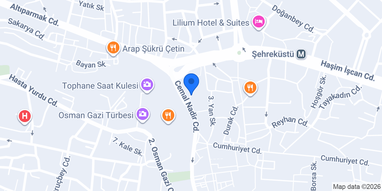 Çınar Pideli Köfte konumu