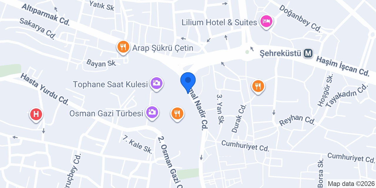 Han Sürücü Kursu konumu