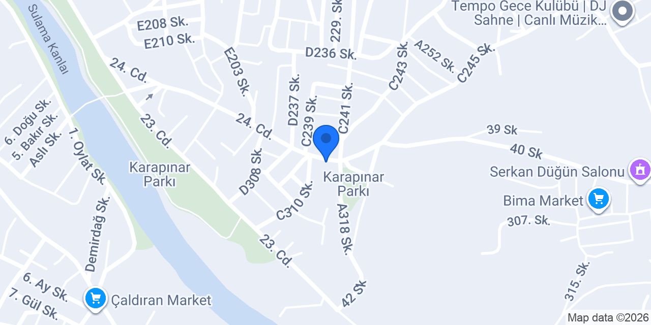Maraş Dondurma konumu