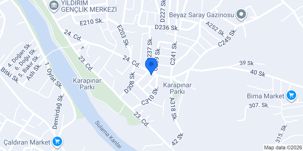 Kasap Erhan Et ve Et Ürünleri konumu