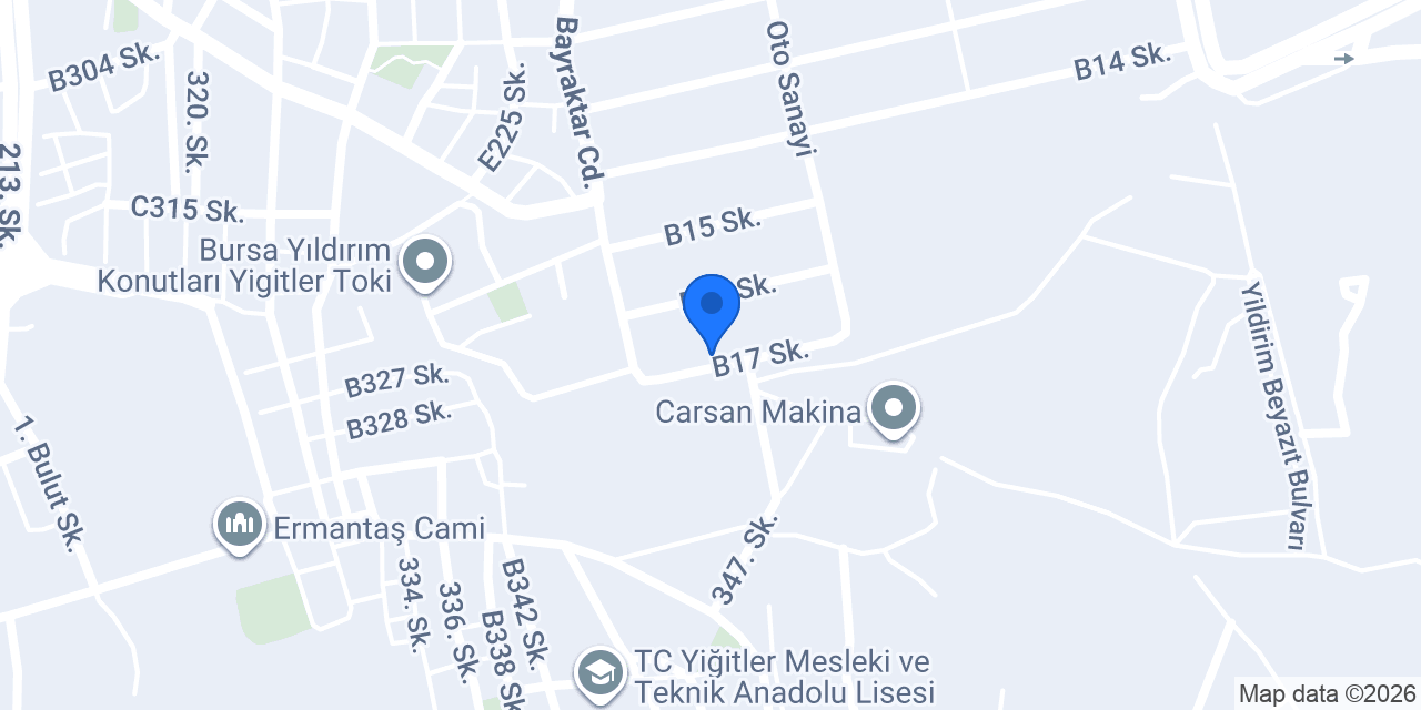 Yeşil Elma Mobilya konumu