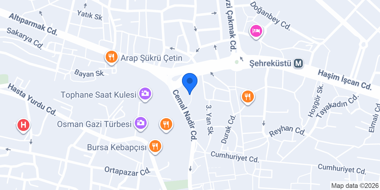 61-52 Çay Dünyası Cafe konumu