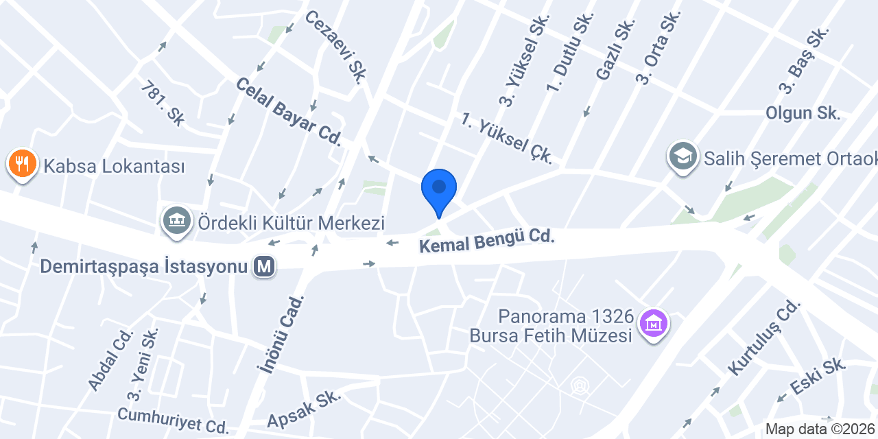 Demirtaş Pide Cantık konumu