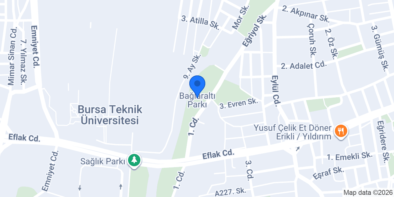 Bağlaraltı Parkı konumu
