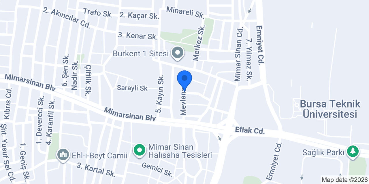 BÜŞRA BAYAN TERZİ konumu