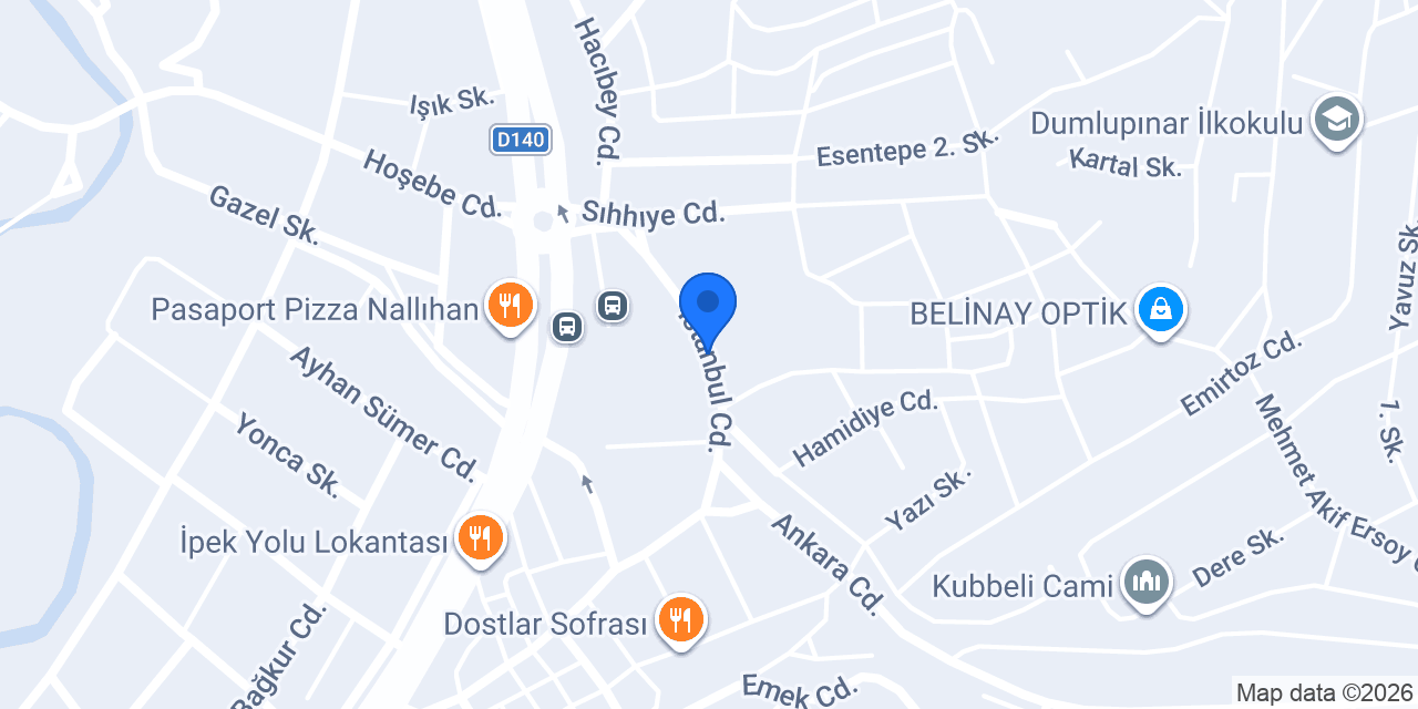 Nallıhan Orman İşletme Müdürlüğü konumu