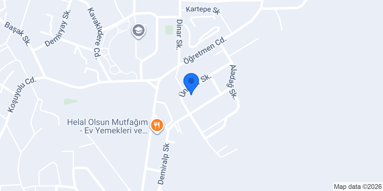 Özel Tan Yeri Anaokulu konumu