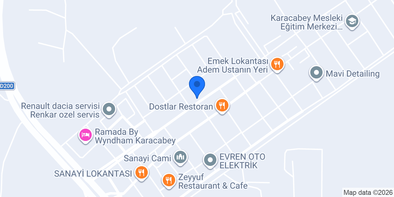 ÖZCAN YEDEK PARÇA konumu
