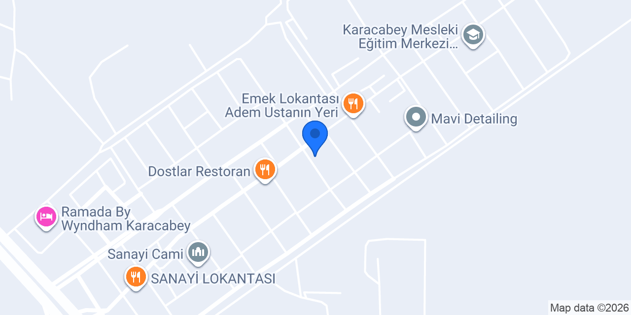 Coşkun Otomotiv konumu