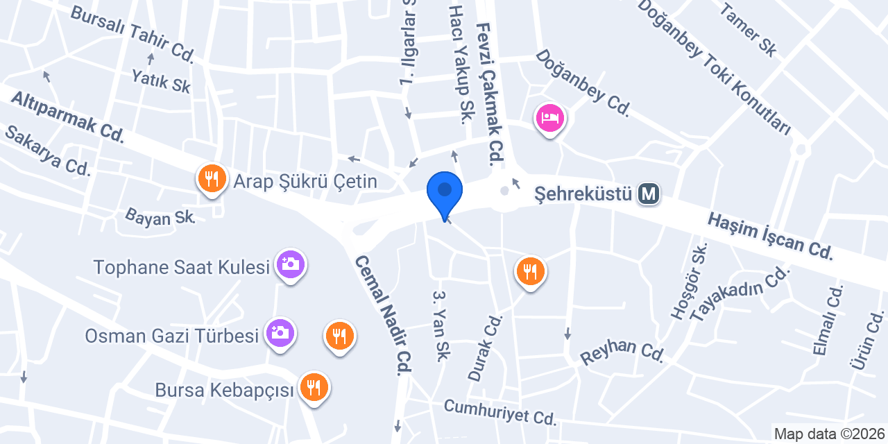 Atmaca Aparatif konumu