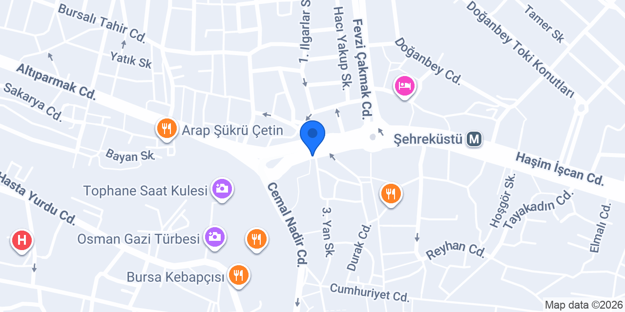 Zafer İtfaiye konumu
