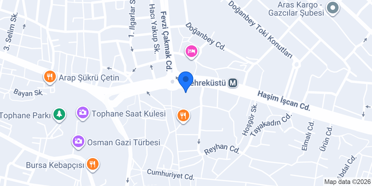 ebebek Bursa Fomara konumu