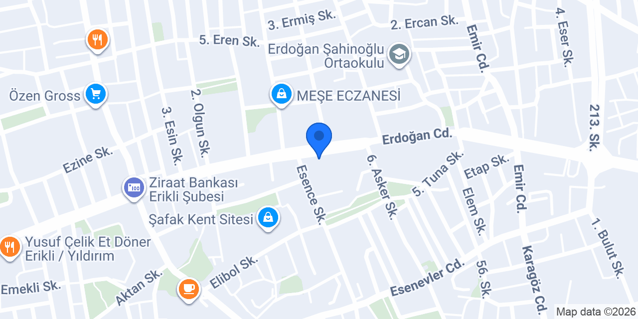 İlayda Bayan Kuaförü konumu