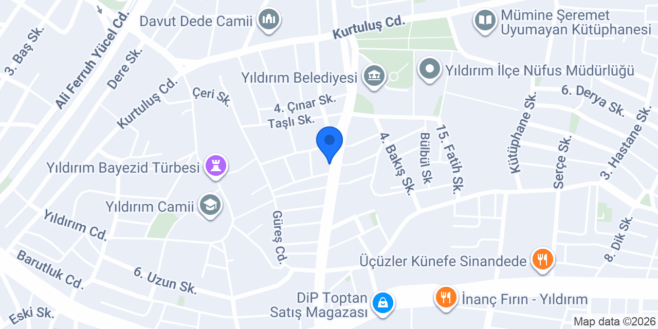 BM Vizyon Mimarlık konumu