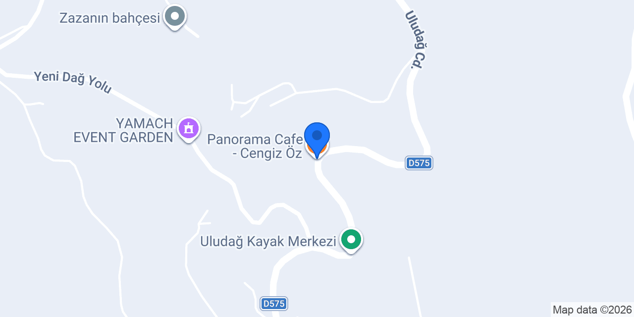Panorama Cafe - Cengiz Öz konumu