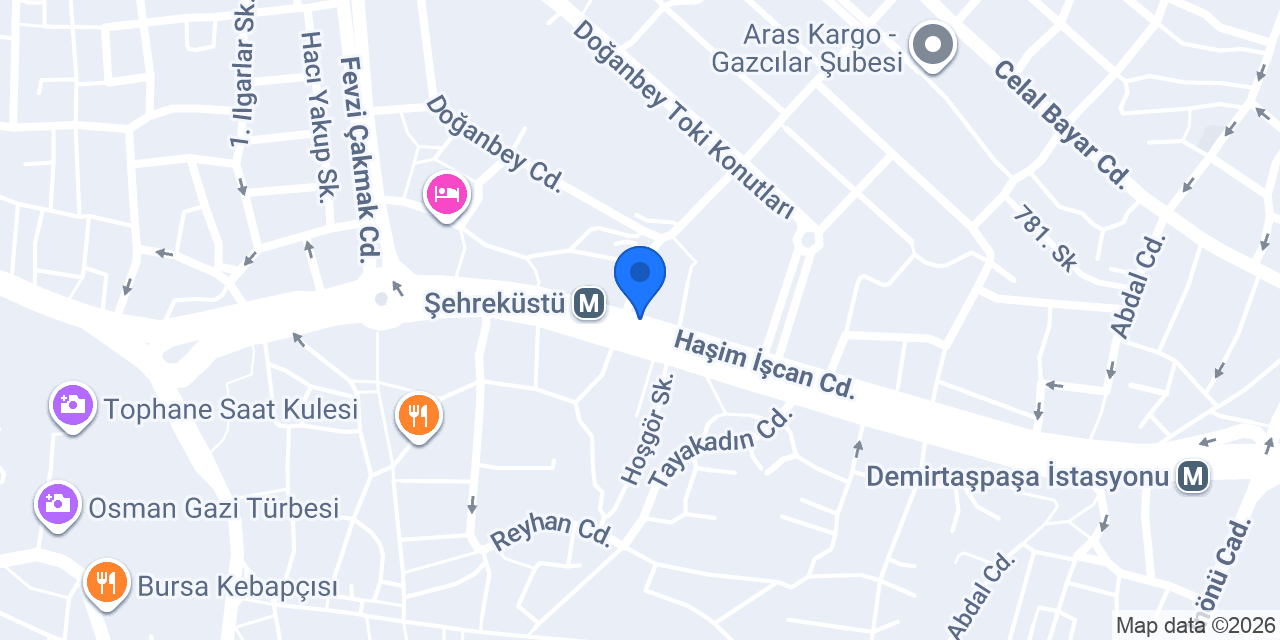 BURSA BAŞKENT KARİYER konumu