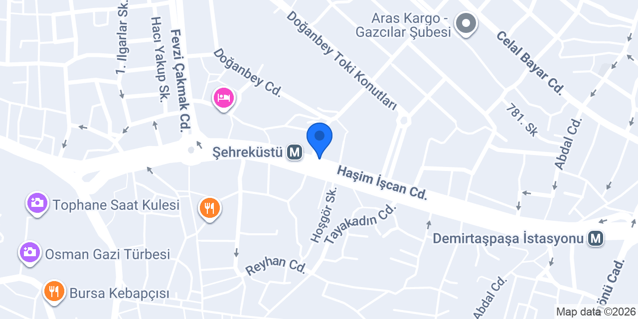 English Prime Dil Okulları konumu