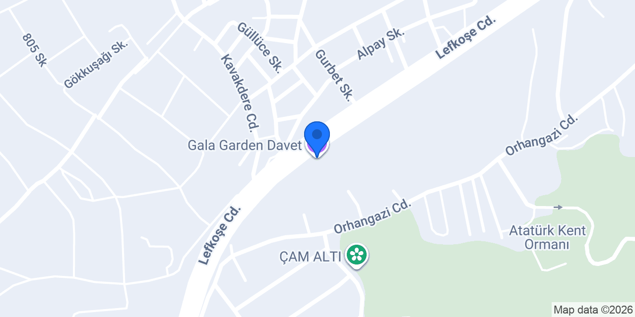 Gala Garden Davet konumu