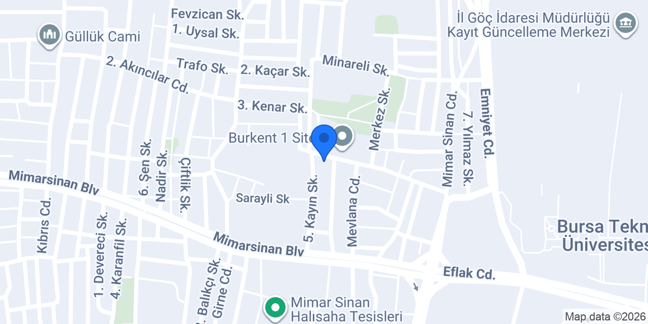 Mimar Sinan Pide - Köfte Kebap Salonu konumu