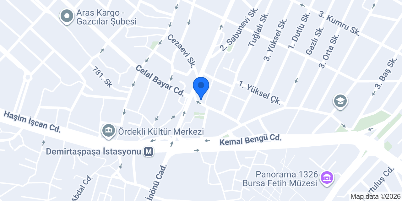 Demirtaşpaşa Et Mangal konumu