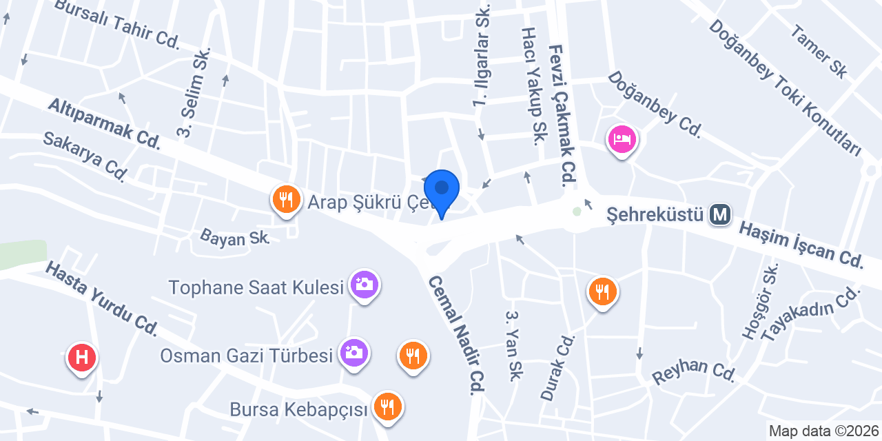 Diş Hekimi Erhan Özdündar konumu