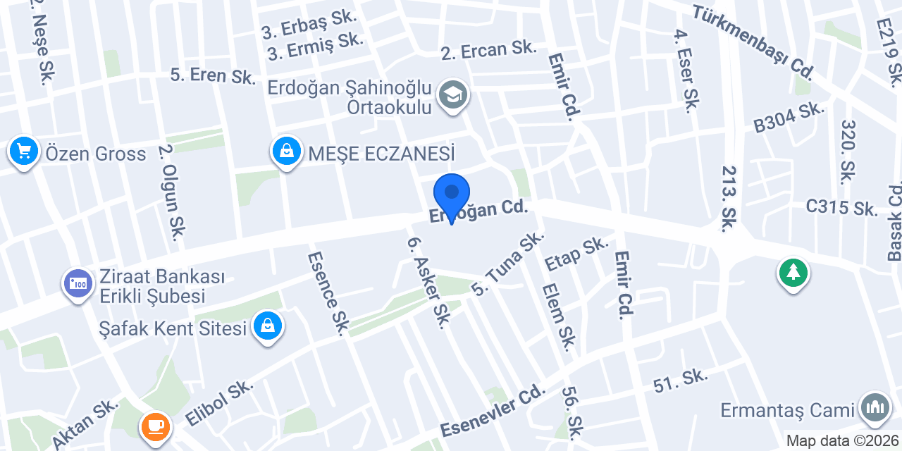Berat Aile Kasabı konumu