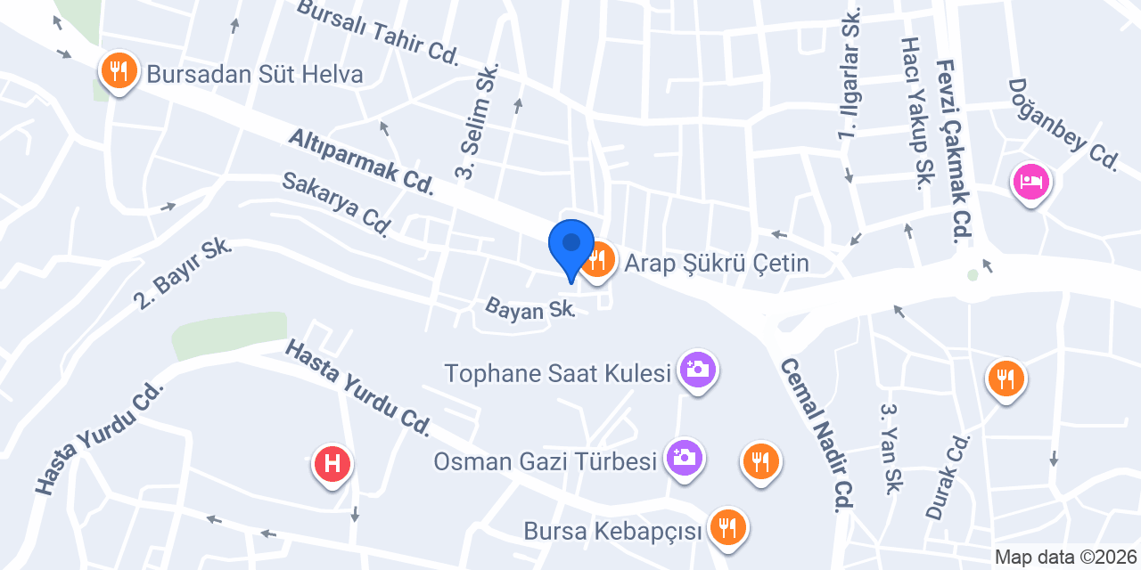 Arap Şükrü Sandal konumu