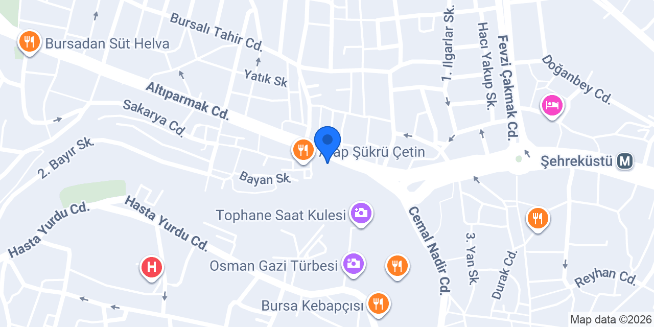 6 Parmak Cağ Döner konumu