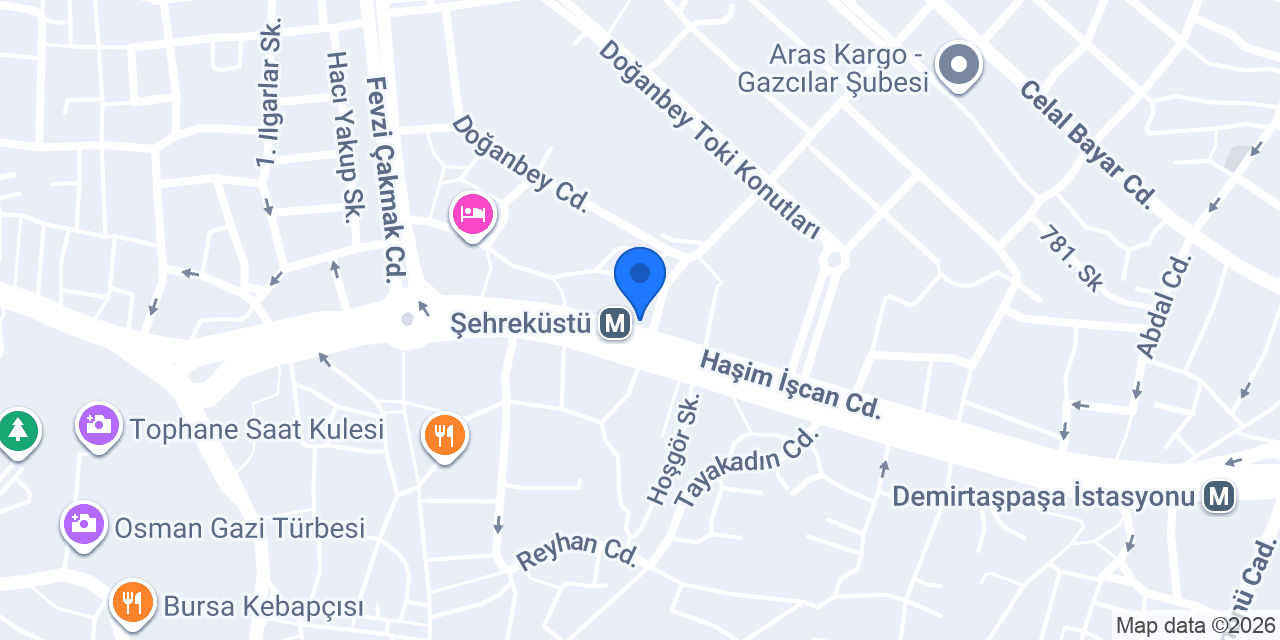 Hilana Güzelik Merkezi konumu