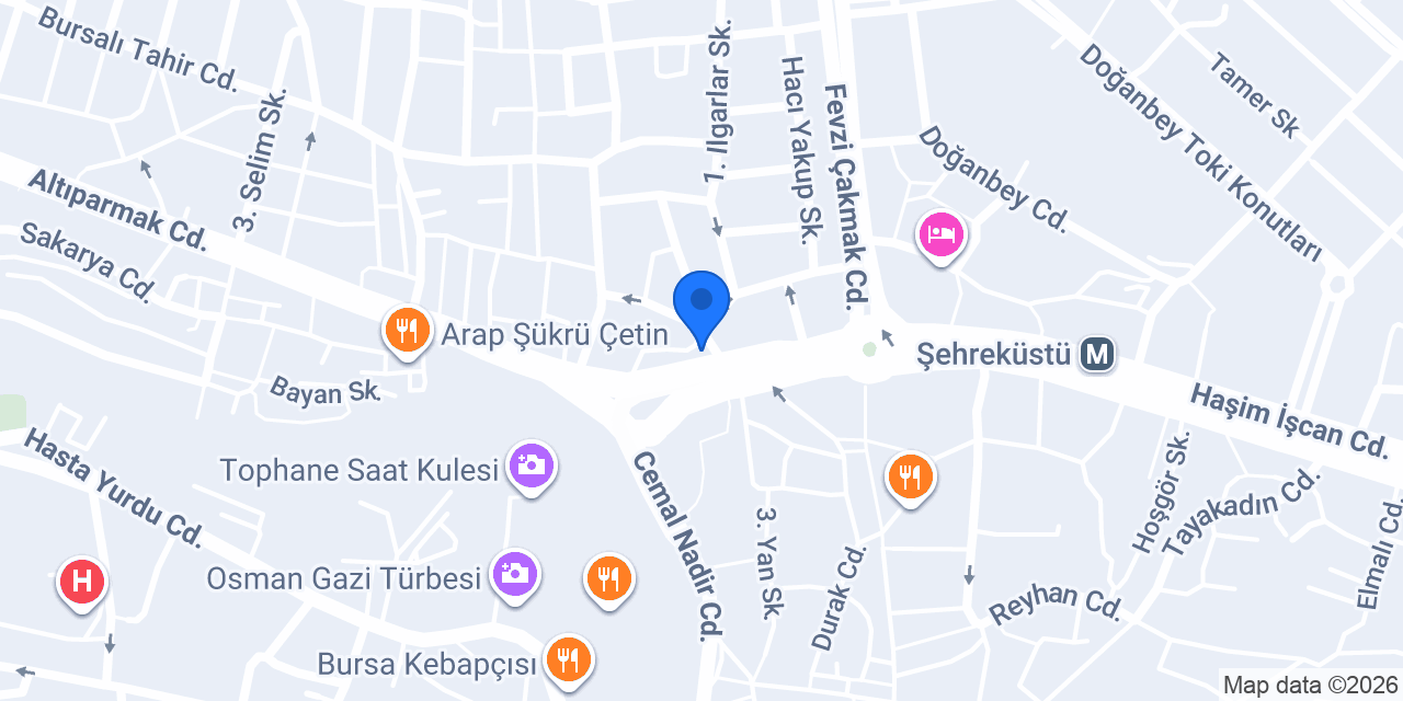 Asmin Hotel BURSA konumu