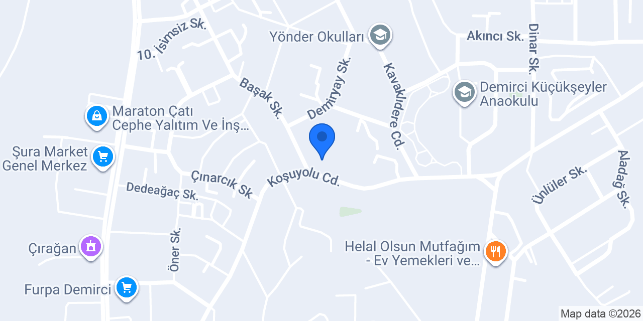 Alador Kapı ve Banyo Sistemleri konumu