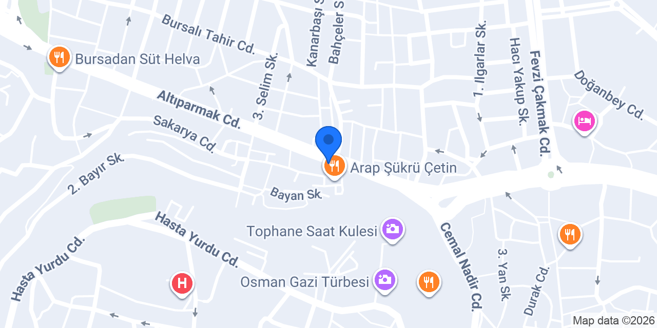 Çorbacı Baba konumu