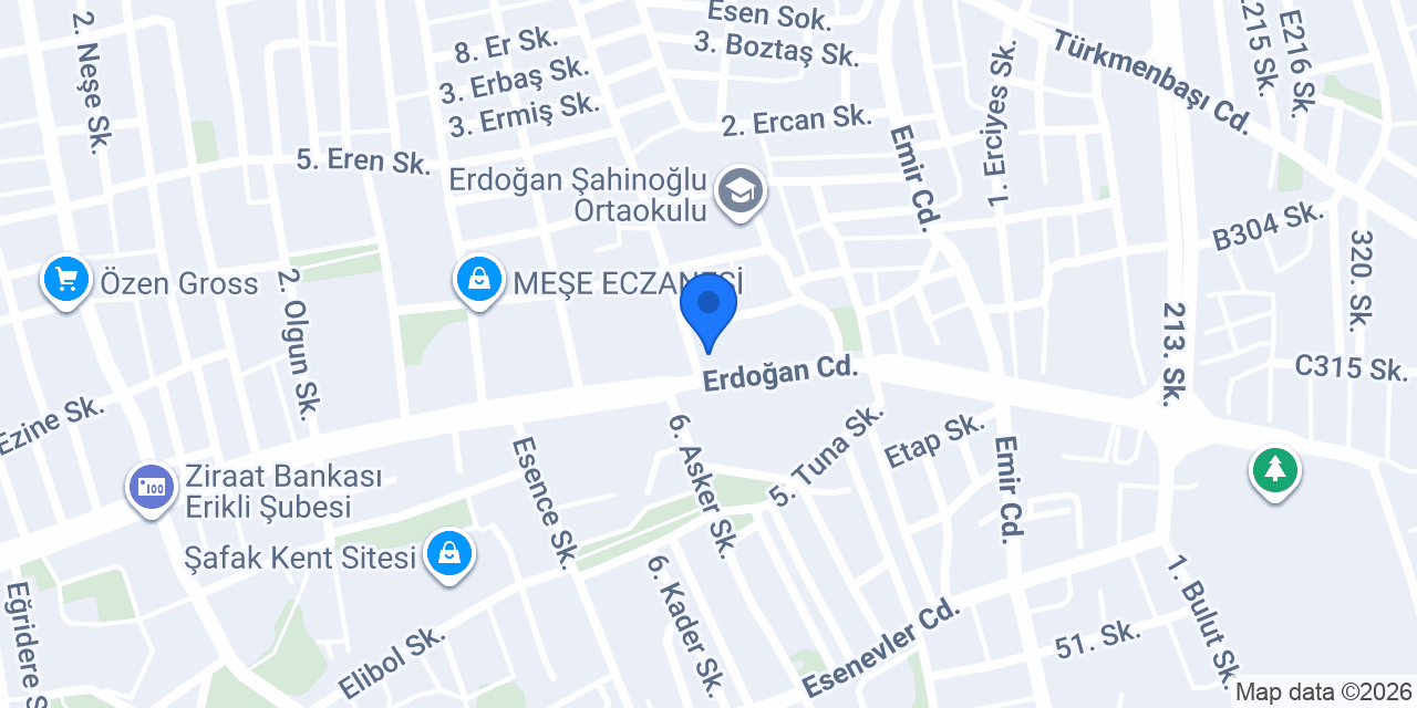 Polisan Eminsan Yapi Market konumu