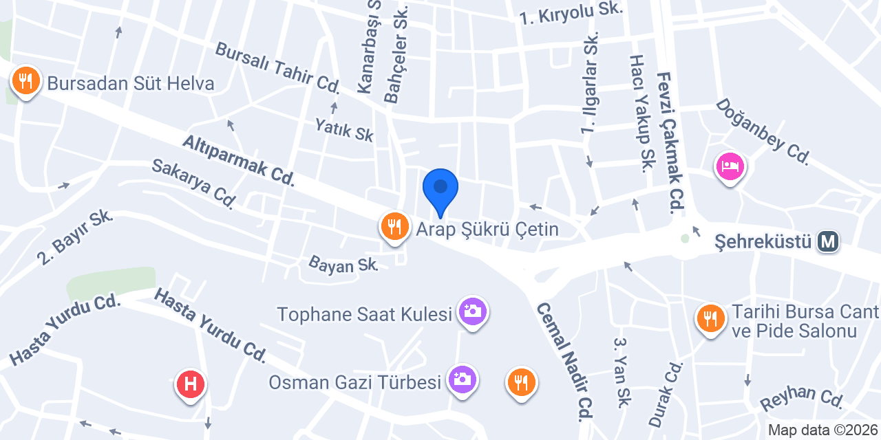 Özmen Eczanesi konumu