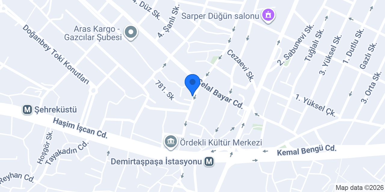 Gülşen Mühür konumu